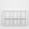 Cold Rolled Steel 6‑Cube Open Storage Cabinet