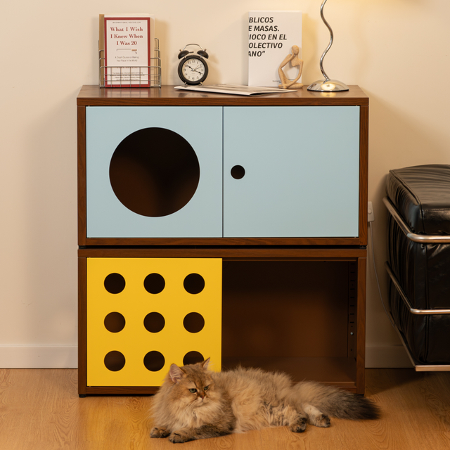 Cold-Rolled Steel Modular Cat Cabinet