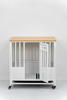 Pet House with Pull-out Tray & Lockable Wheels