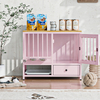 Metal Pet Crate with 2-Door