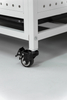 Pet House with Pull-out Tray & Lockable Wheels