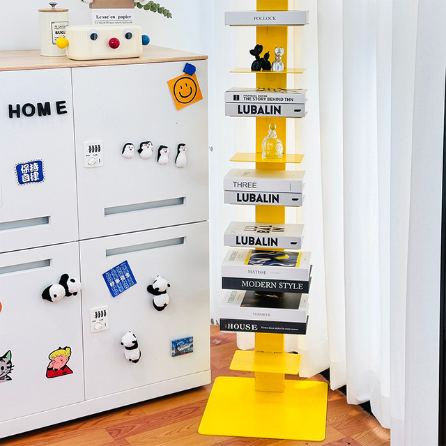 Tall Storage Tower Bookshelf