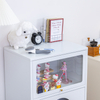 Multi-Level Cat House with Display Cabinet & Feeding Station