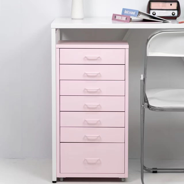 7-Drawer Mobile Metal Storage Cabinet