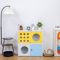 Stackable Cat House Storage Cabinet