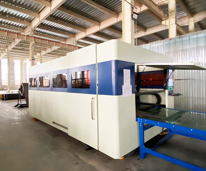 Auto laser cutting machine for precision metal storage cabinet manufacturing