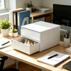 Mini Storage Box with Pull-Out Drawer