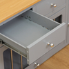 Wooden Dog Crate TV Stand with Storage Drawers