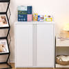 old-Rolled Steel Dog & Cat Clothes Storage Cabinet with Double Doors & Hanging Rod