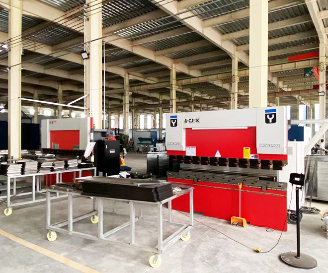 Sheet metal bending equipment for custom steel furniture manufacturing