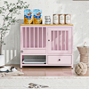 Metal Pet Crate with 2-Door