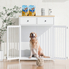Metal Pet Crate with 2-Door