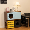 Cold-Rolled Steel Modular Cat Cabinet