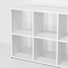 Cold Rolled Steel 6‑Cube Open Storage Cabinet