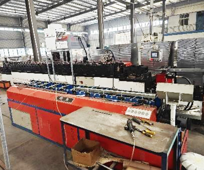 Auto roll forming line for metal shoe cabinet and modular furniture manufacturing