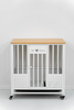 Pet House with Pull-out Tray & Lockable Wheels